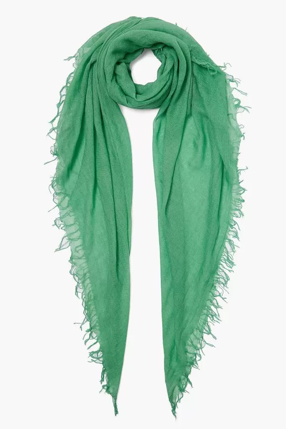 Chan Luu Vibrant Green Cashmere And Silk Scarf Best