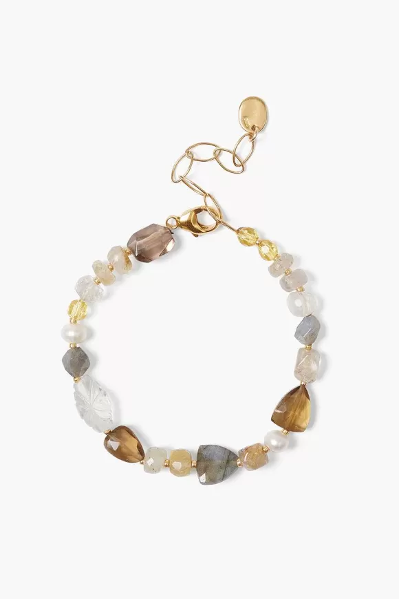 Chan Luu Viola Bracelet Rutilated Quartz Flash Sale