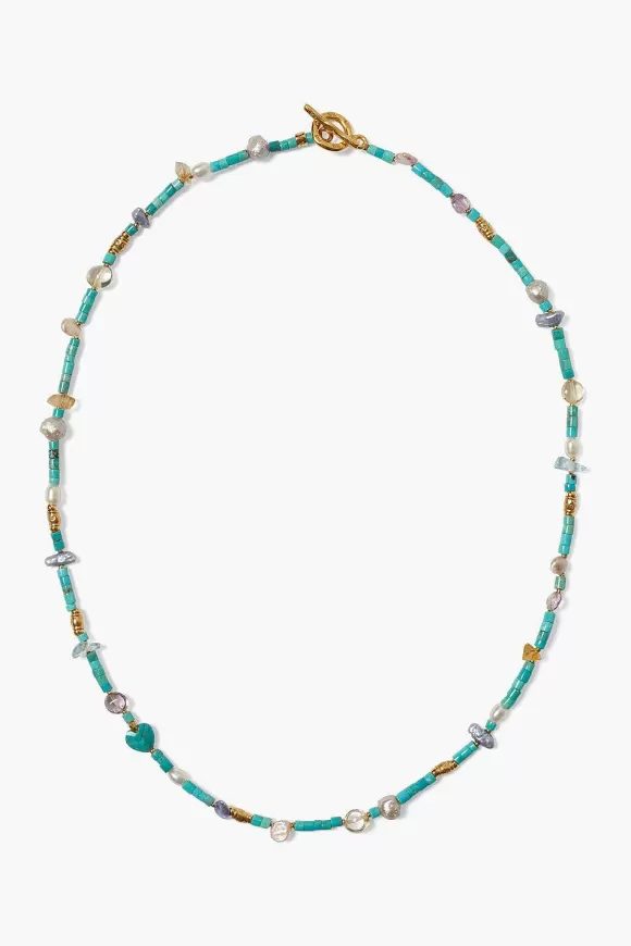 Chan Luu Voyager Toggle Necklace Turquoise Mix Store