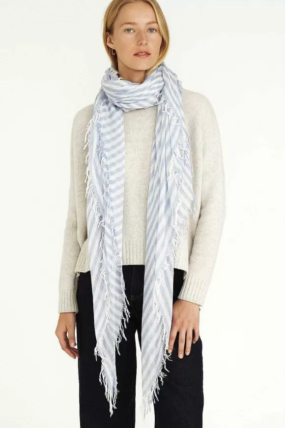 Chan Luu Wedgewood Linea Cashmere And Silk Scarf Flash Sale