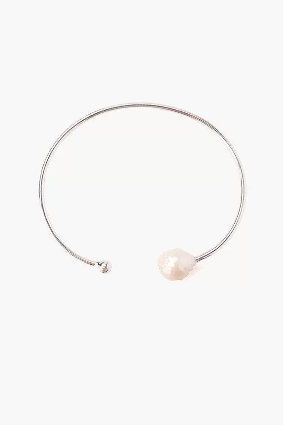 Chan Luu White Pearl Diamond Cuff Outlet