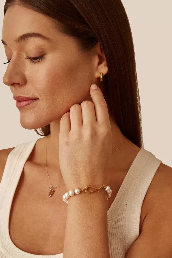 Chan Luu White Pearl Mix Unity Bracelet Discount