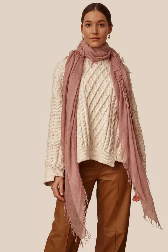 Chan Luu Woodrose Cashmere And Silk Scarf Outlet