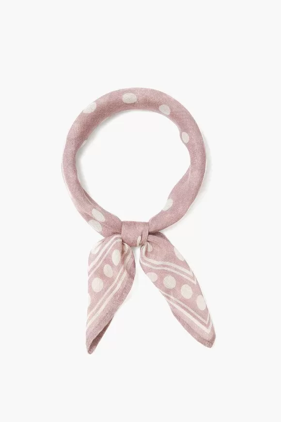 Chan Luu Woodrose Polka Dot Bandana Shop