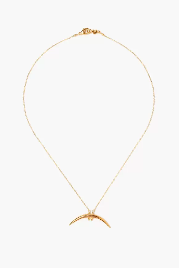 Chan Luu Yellow Gold Horn Necklace Outlet